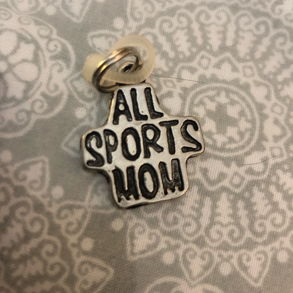 GANZ silver toned charm-all sports mom